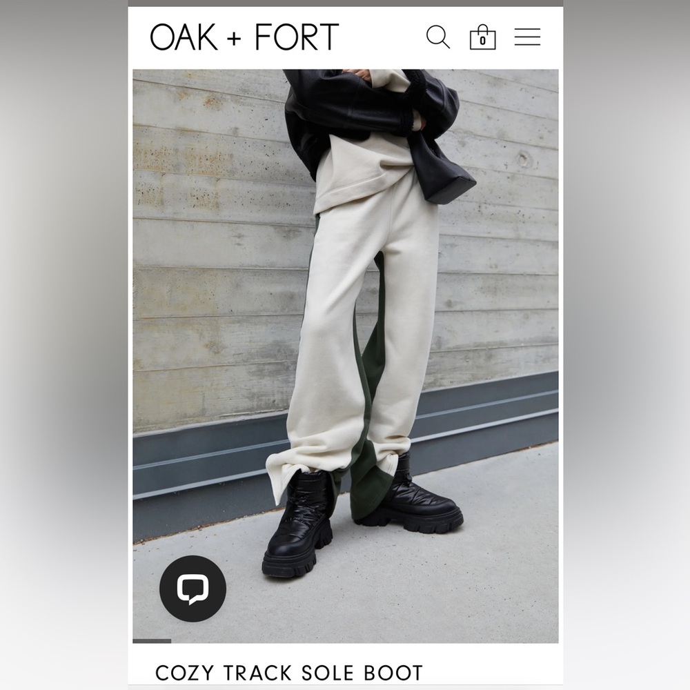 Oak + Fort Cozy Track Sole Boot